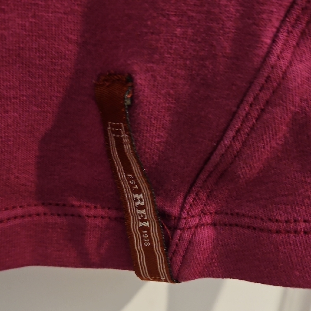 REI Wine Quarter-Zip Mock Neck Pullover Size Large - Picture 3 of 5